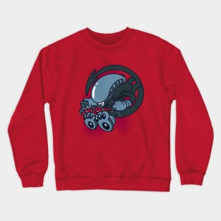 Vintage Retro Cartoon Style Alien Crewneck Sweatshirt